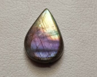 Multi Purple Flashy Oval Shape Labradorite Gemstone Purple Labradorite Cabochon Weight 111Cts Size 43*32*8mm Labradorite Loose Gemstone