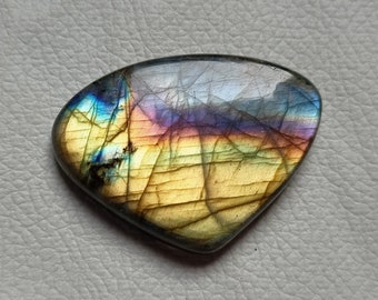 Multi Purple Flashy Oval Shape Labradorite Gemstone Purple Labradorite Cabochon Weight 111Cts Size 43*32*8mm Labradorite Loose Gemstone