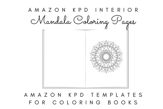 Download Kdp Interior Template Mandala Coloring Pages Pack 1 For Etsy