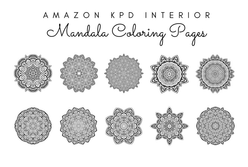 Download KDP Interior Template: Mandala Pages Pack 3 for Coloring ...