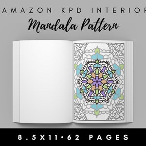 Download Kdp Alphabet Mandalas Coloring Pages Sheets Pdf Abc Letters Etsy