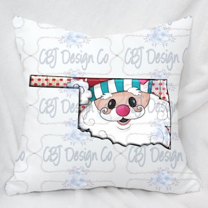 Digital Download, Oklahoma Design, Oklahoma Christmas Design for Sublimation