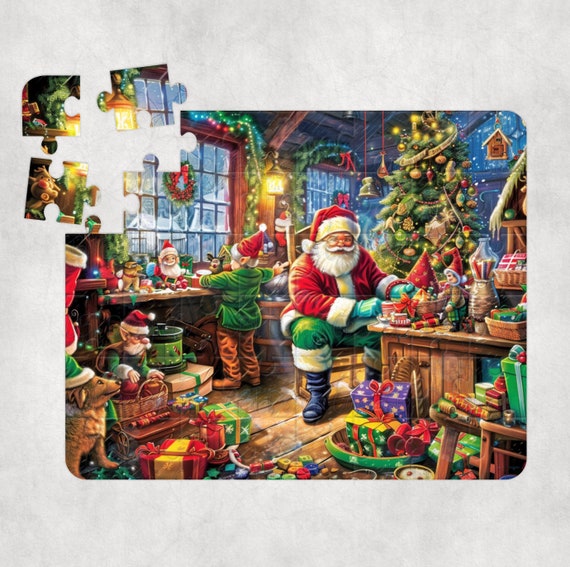 Digital Download for Sublimation, Christmas Puzzle Design, Puzzle Design, Christmas Puzzle, Puzzle Design for Sublimation, Christmas Design
