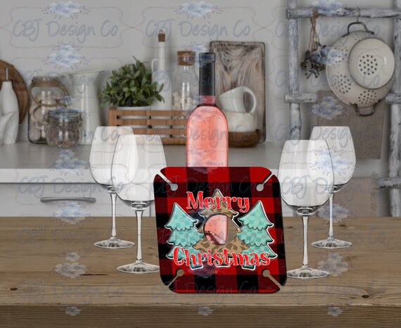 Digital Download for Sublimation Wine Caddy Design Wine Design