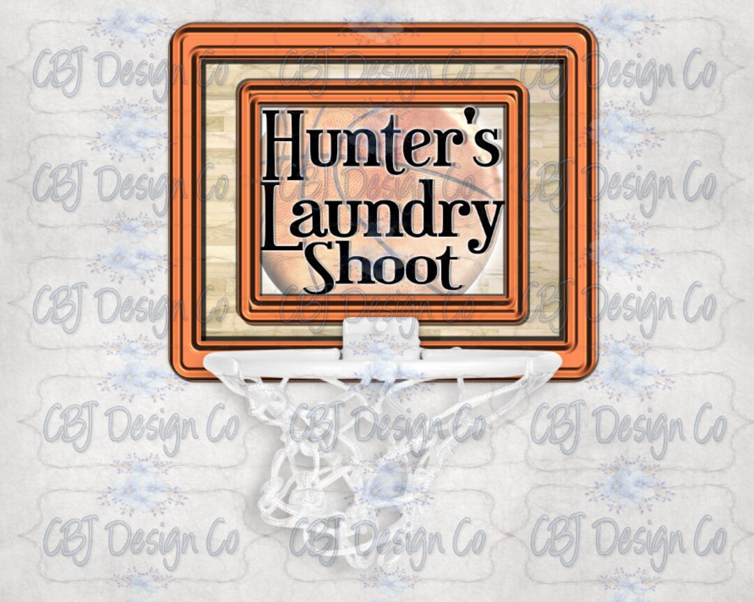 Digital Download, Basketball Net Design, Laundry Shoot Design