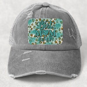 Digital Download for sublimation, Rectangle Hat Patch Design, Best Mom Ever Design, Mom Hat Patch, Hat Patch Design for Aparecium Blank