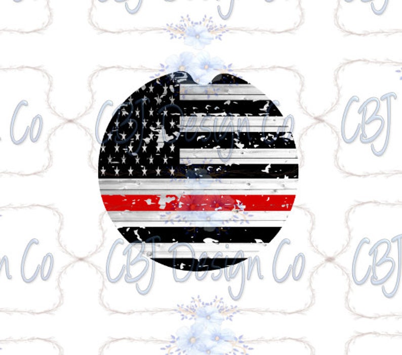 Download Car Coaster Template for Sublimation Thin Red Line Coaster ...
