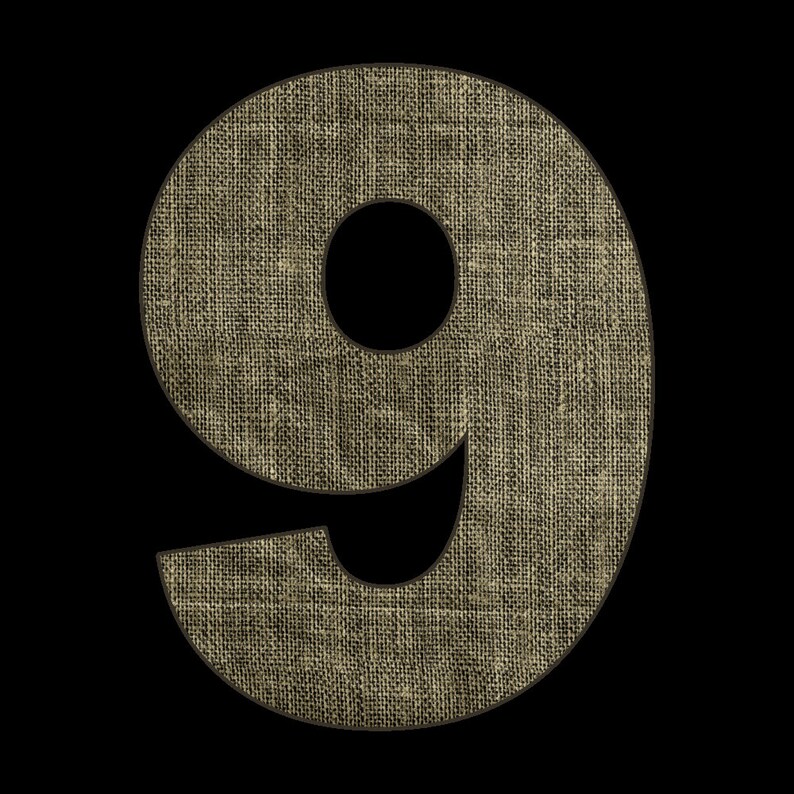 Digital Download Burlap Alphabet Burlap Numbers PNG for - Etsy