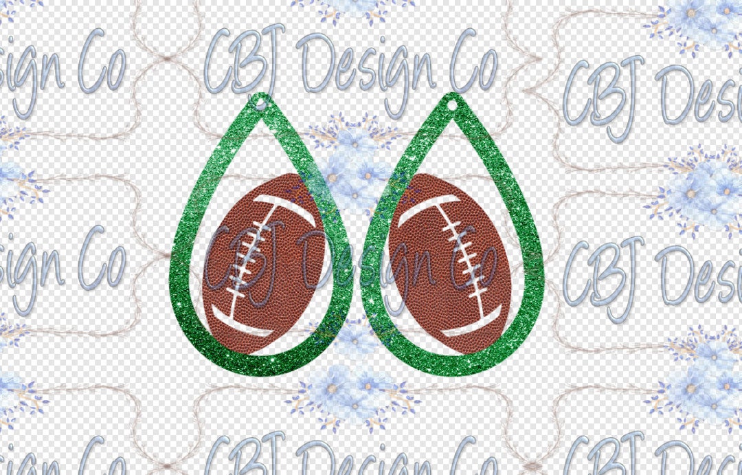 Digital Download, Football Earring Design, Football Shaped Earrings ...