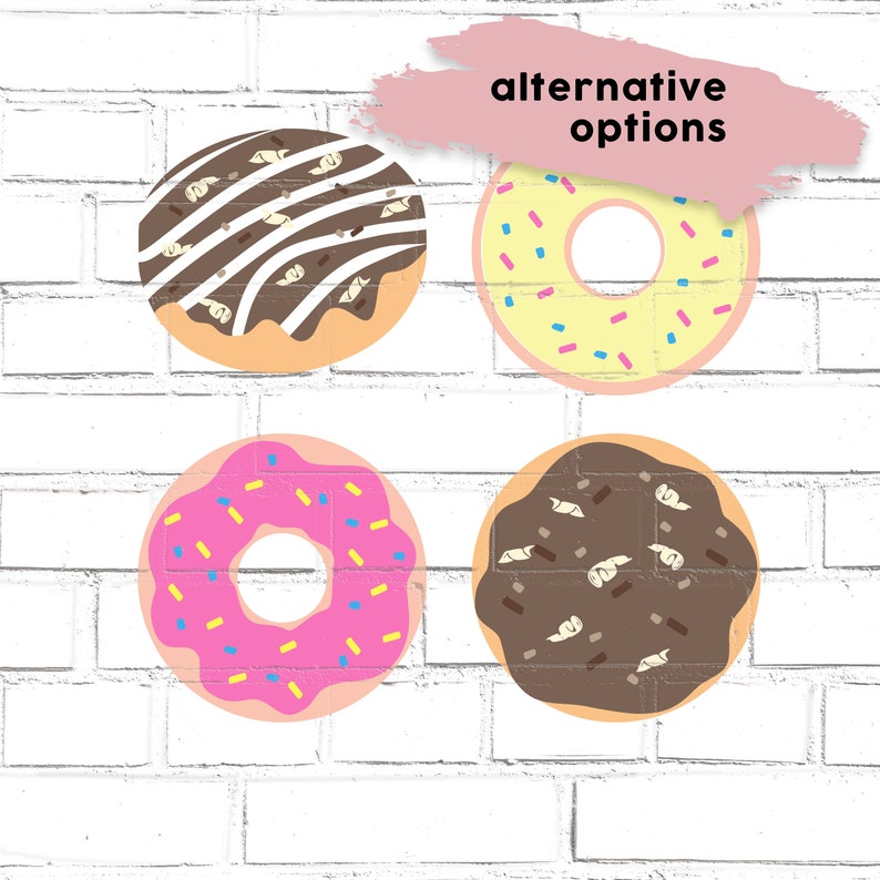 Download Cut Files Including Commercial License Of Pink Lemon And Chocolate Donuts Donut Svg Bundle Clip Art Art Collectibles Jewellerymilad Com