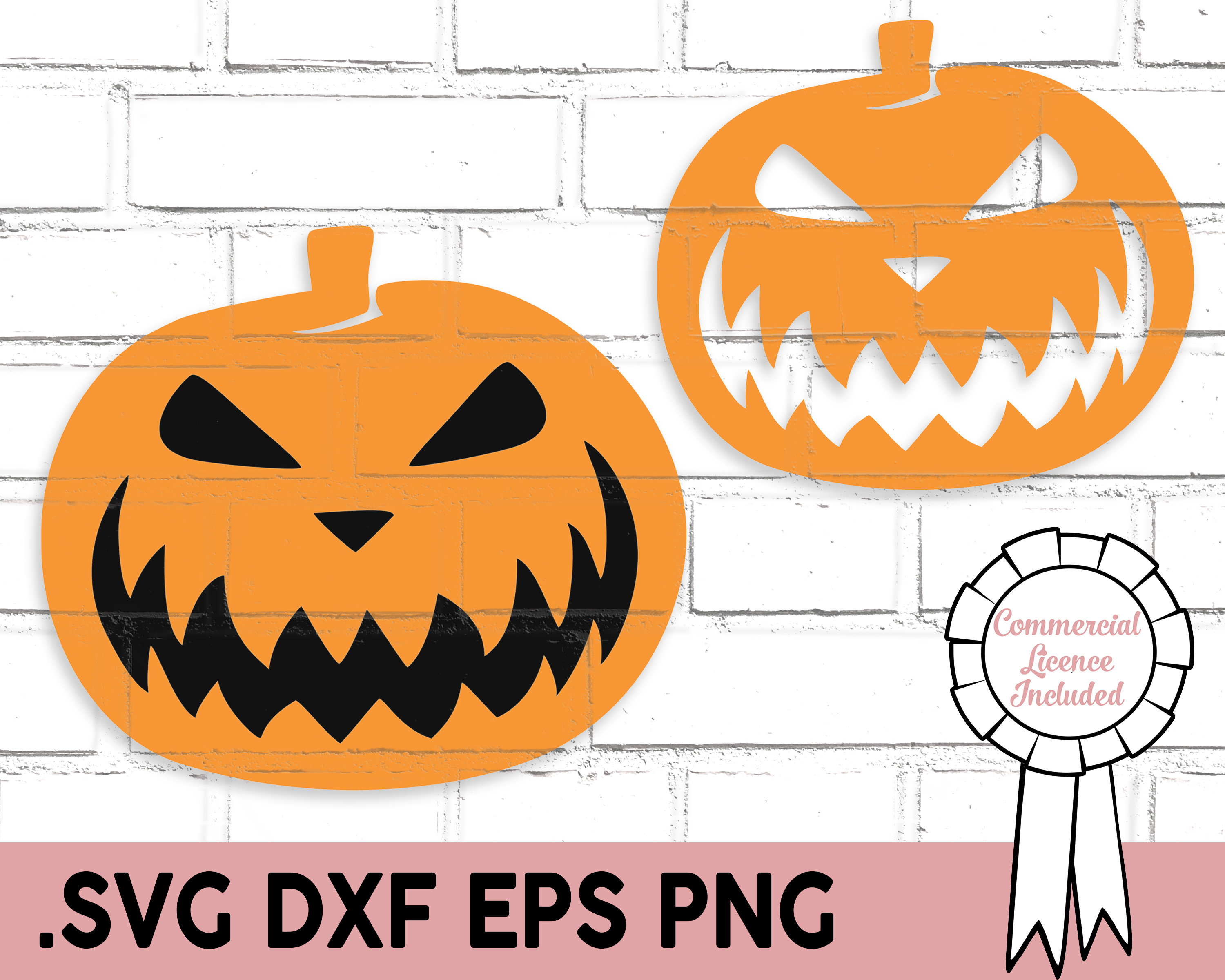 Scary Pumpkin Face SVG Cut File Jack O' Lantern Face PNG -  Hong Kong