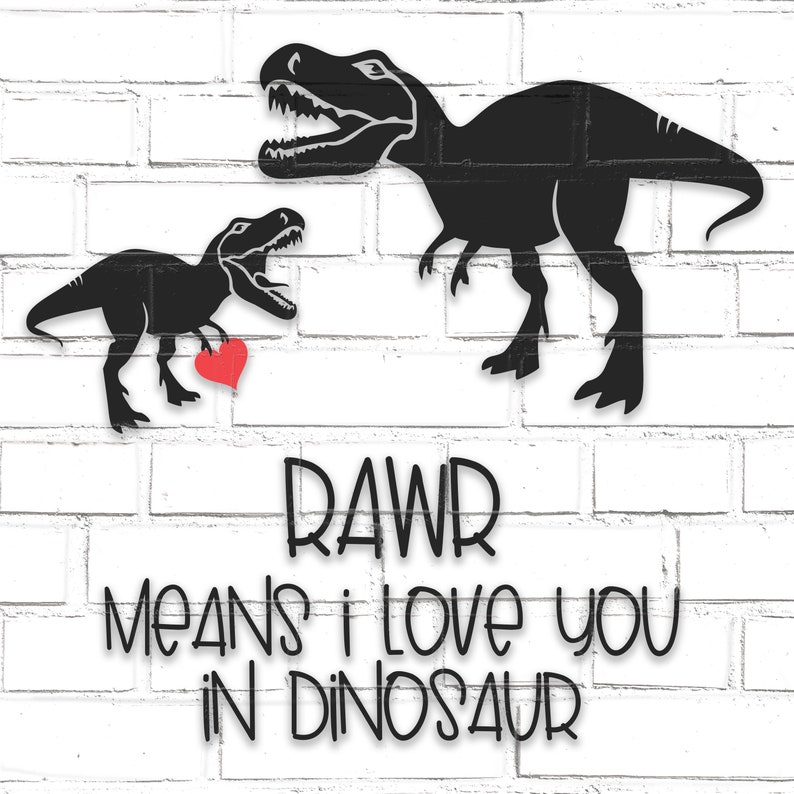 Download Mother's Day SVG kids dinosaur cut file to wear to | Etsy