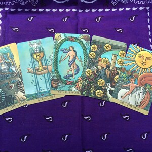 5 kaart spread-elke vraag