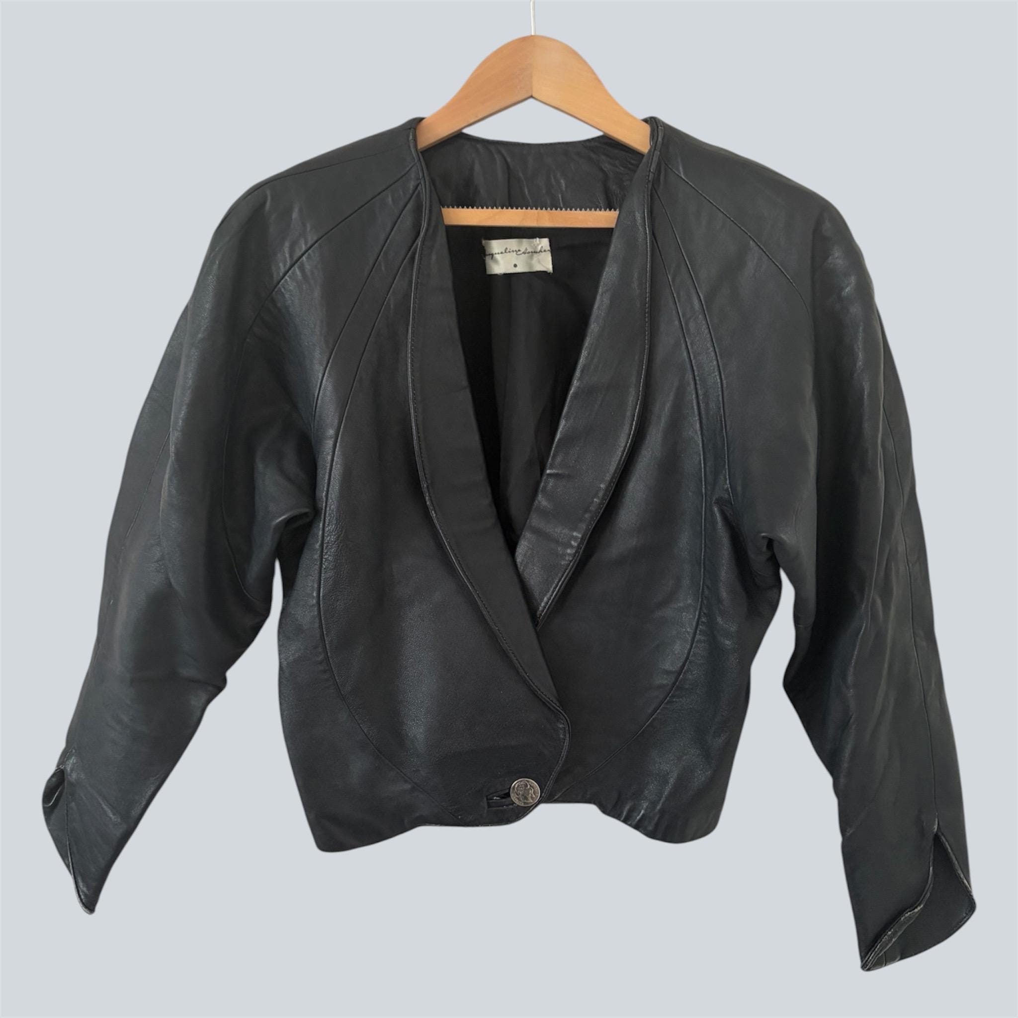 Leather Napoleon Jacket - Etsy