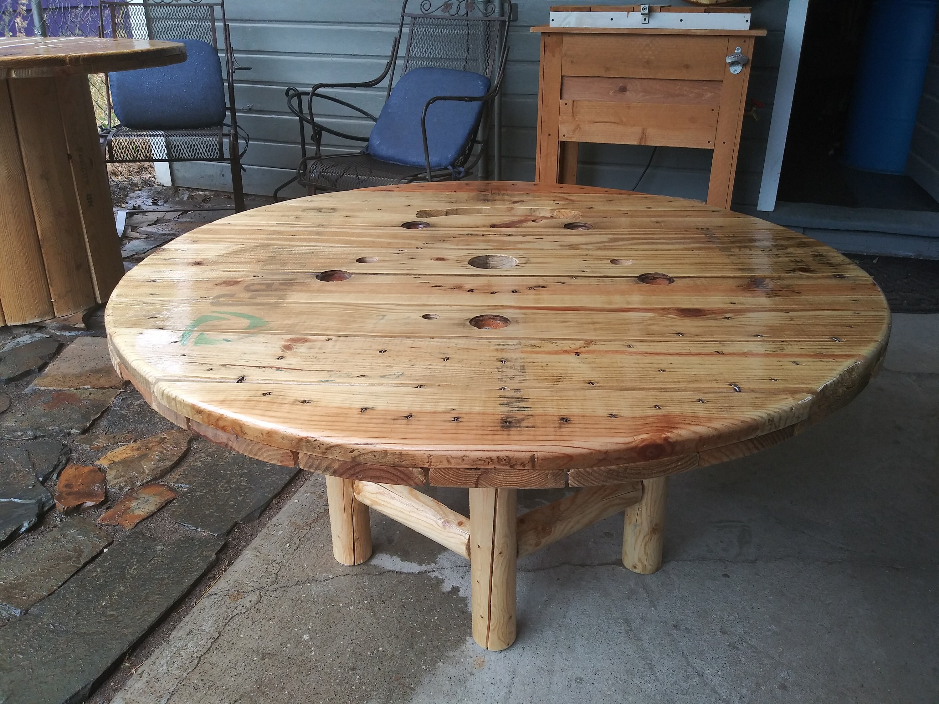 Wooden Cable Reel -  Canada