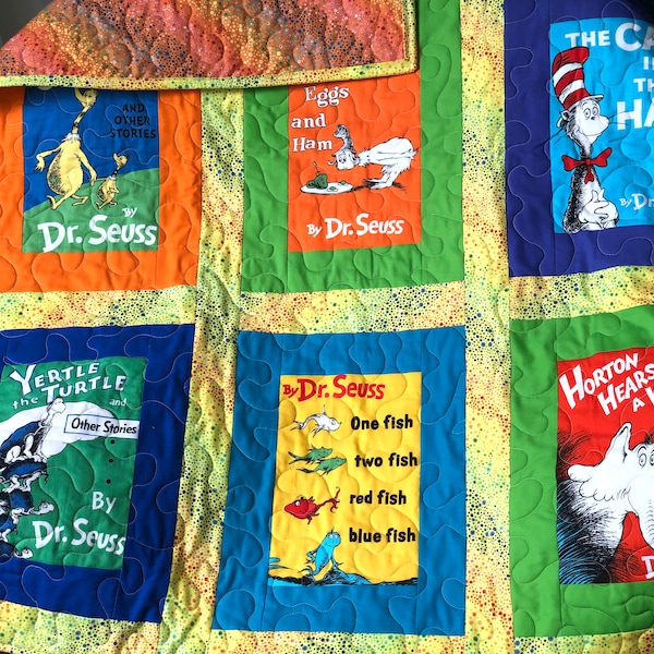 Dr. Seuss Toddler Quilt