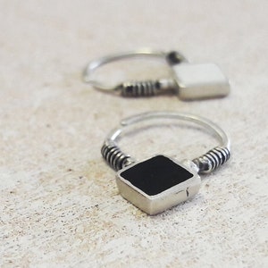 Handmade Sterling Silver Septum, Geometric Nose Ring, Birthday Gift