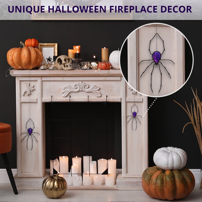 Stained Glass Spider Suncatcher - Thumbnail 5