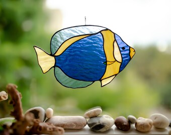 Stained Glass Fish Etsy