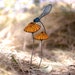 Stained glass Garden stakes, Dragon Fly plant stake, Glass dragonfly garden stake, Outdoor and gardening decor 2 in 1 