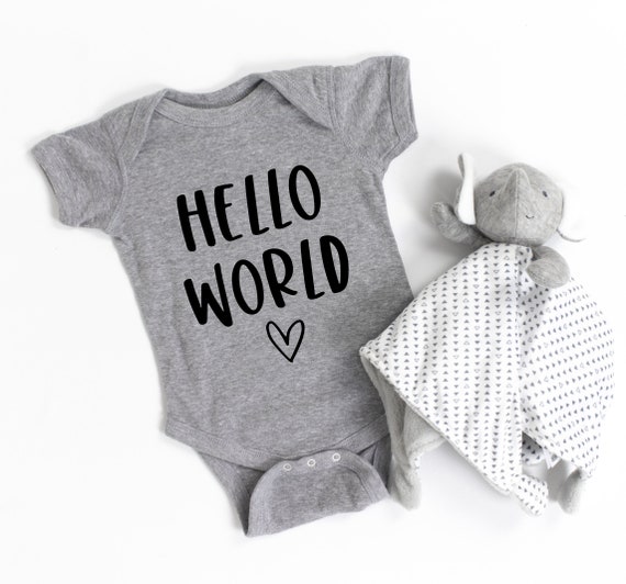 hello world baby grow