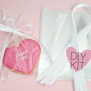 DIY Favor Cookie Keksbeutel-Kit - Geschenkbeutel für Junggesellinnenabschiede, Geburtstagsfeiern, Babypartys, Hochzeiten