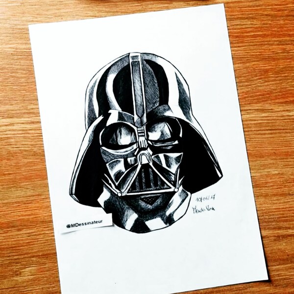 Portrait Dark Vador (Starwars)