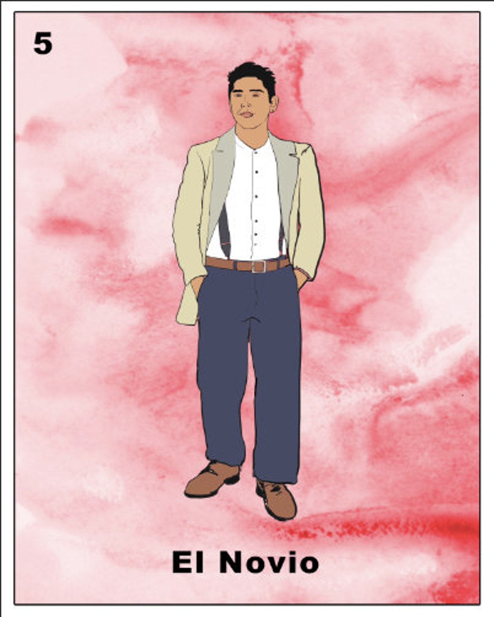 Lotería Lotería Cards Mexican Lotería Mexican Wedding Portrait From