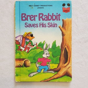 Brer Rabbit Saves His Skin - Disney’s Wonderful World of Reading Book, Hardcover from 1979