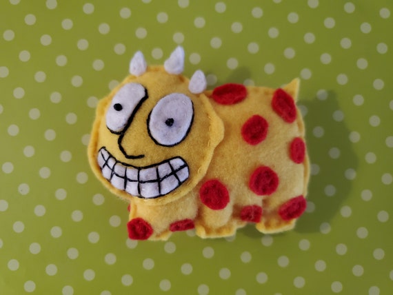 Handmade Beast Felt Plush From Maggie and the Ferocious Beast