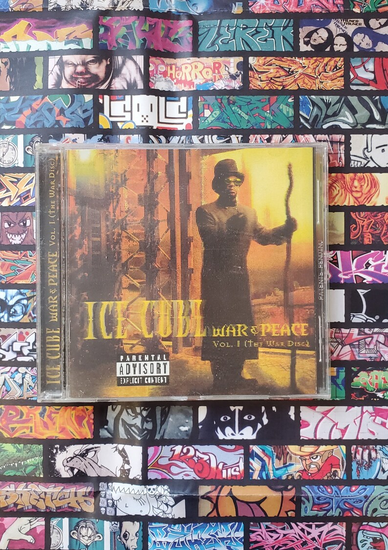 Ice Cube War & Peace Vol. 1 The War Disc CD de 1998 Etsy España