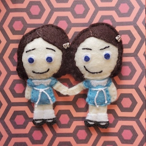 The Grady Twins from The Shining Movie Felt Plush