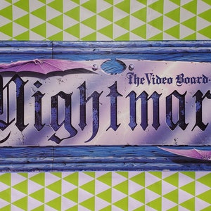 Nightmare The Video Board Game - VHS Horror Game
