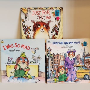 3 Little Critter Story Books by Mercer Mayer, Softcover Golden Books