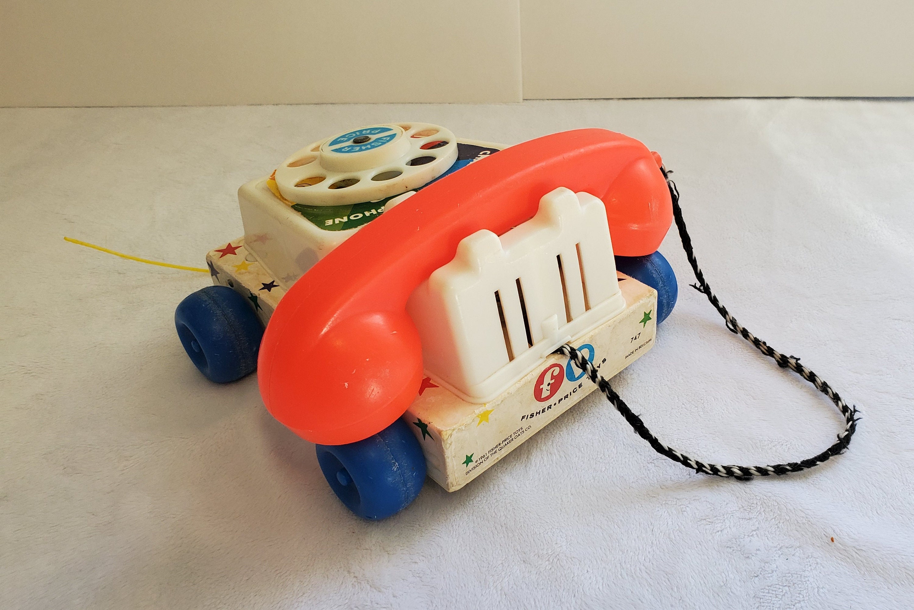 Fisher-price Chatter Telephone From 1961 - Etsy Fisher-price Chatter Telephone From 1961 - Etsy