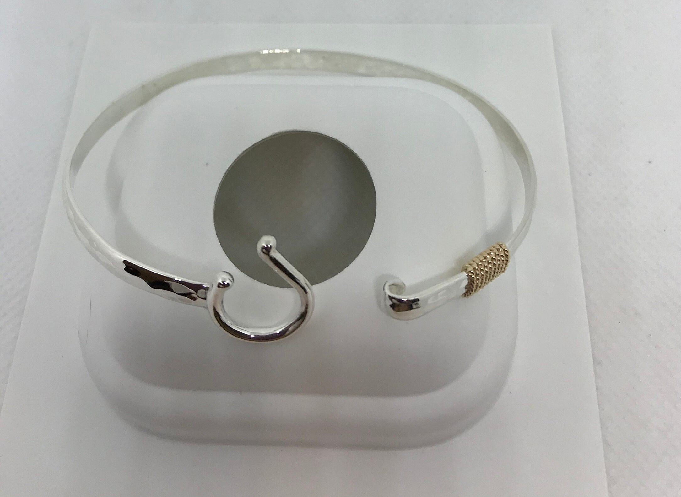 CARIBBEAN JHOOK BRACELET / Handmade / 4mm Bangle / .925 Etsy