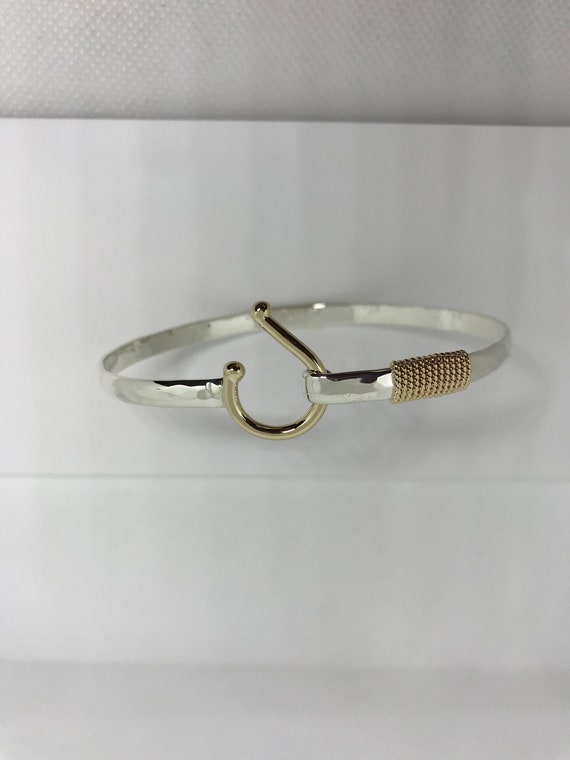 Buy 3.25mm 14k Gold-fill Caribbean Hook Bracelet/cuff Yellow Gold Hook  Bracelet by Isla Oddball Handmade Fine Jewelry Online in India - Etsy