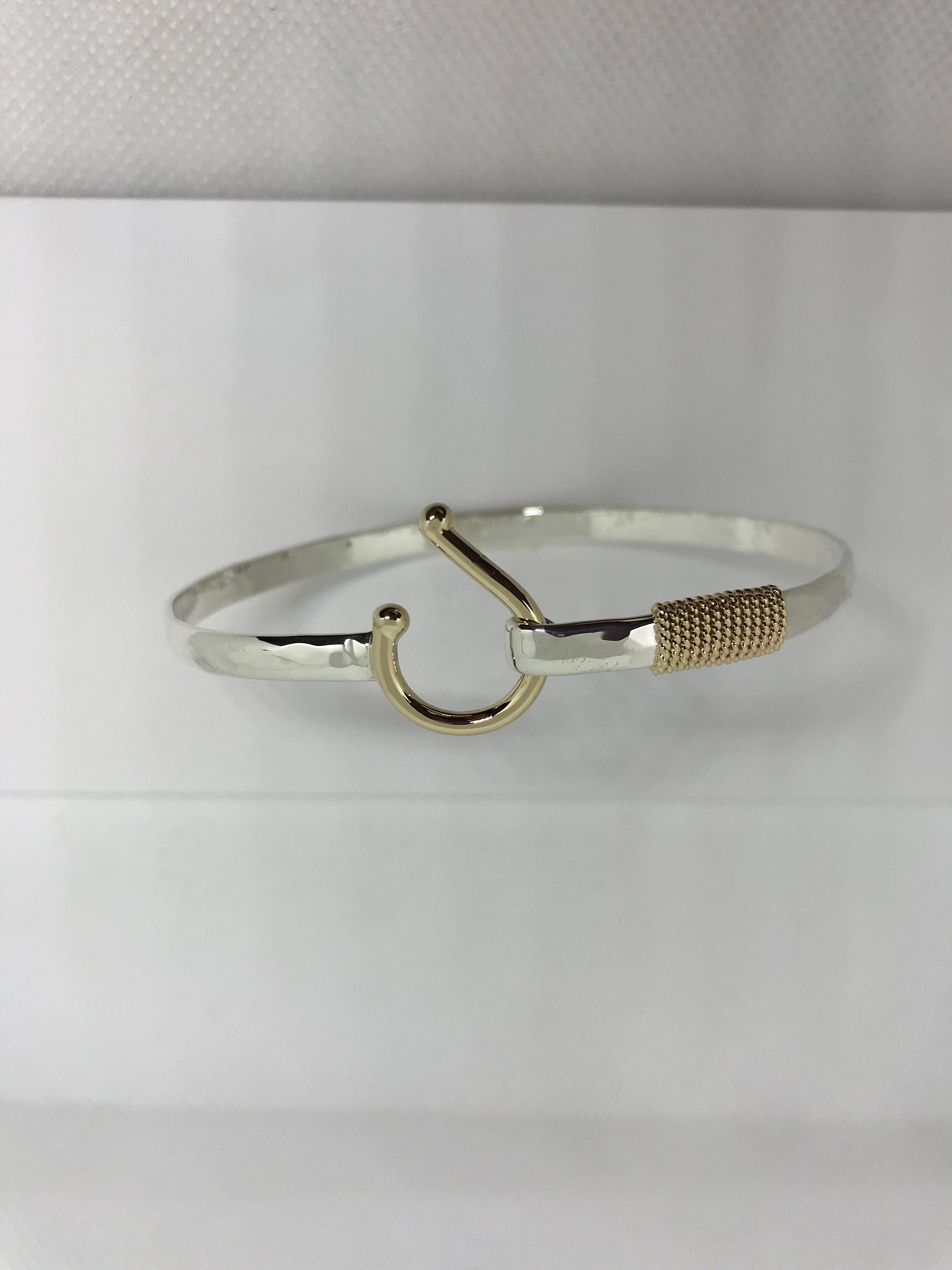 St John Sterling Silver Hook Bracelet 