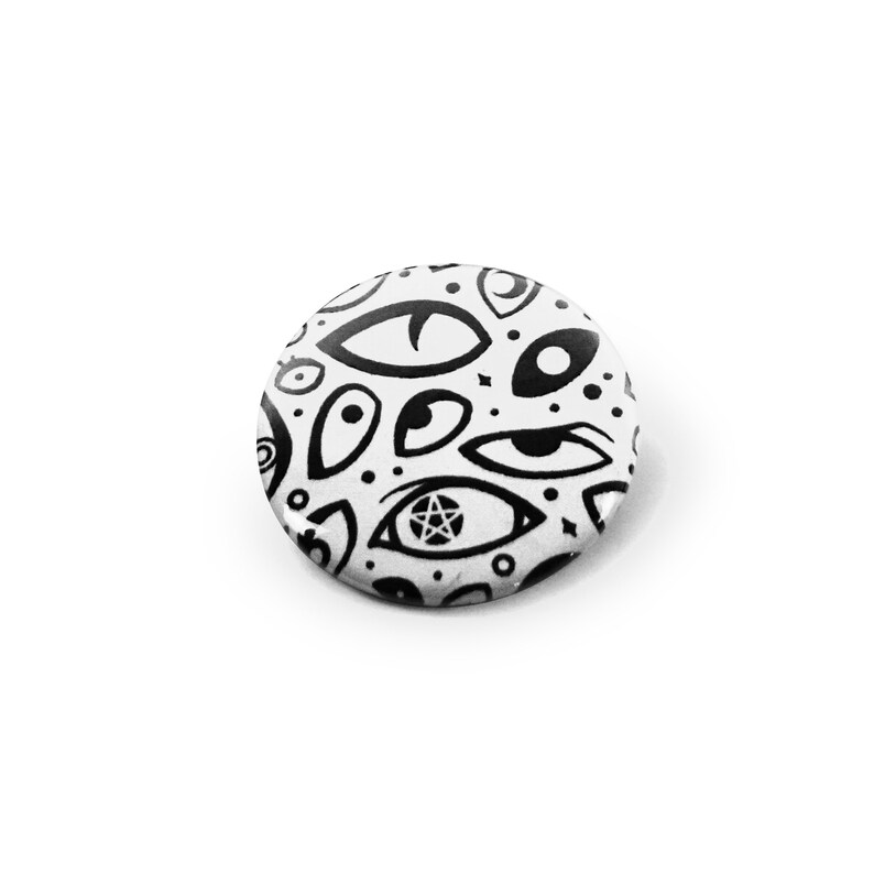 Eye Pin, Evil Eye, Magic Eye, Open Your Eyes, Original Design pin image 1