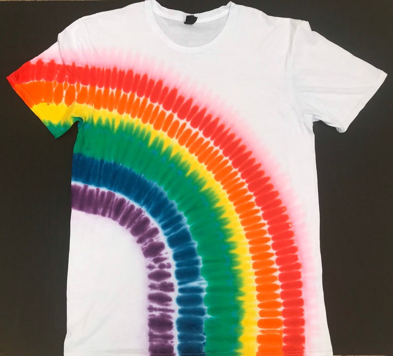 Tie Dye TShirt Adult XL Rainbow Pride Etsy