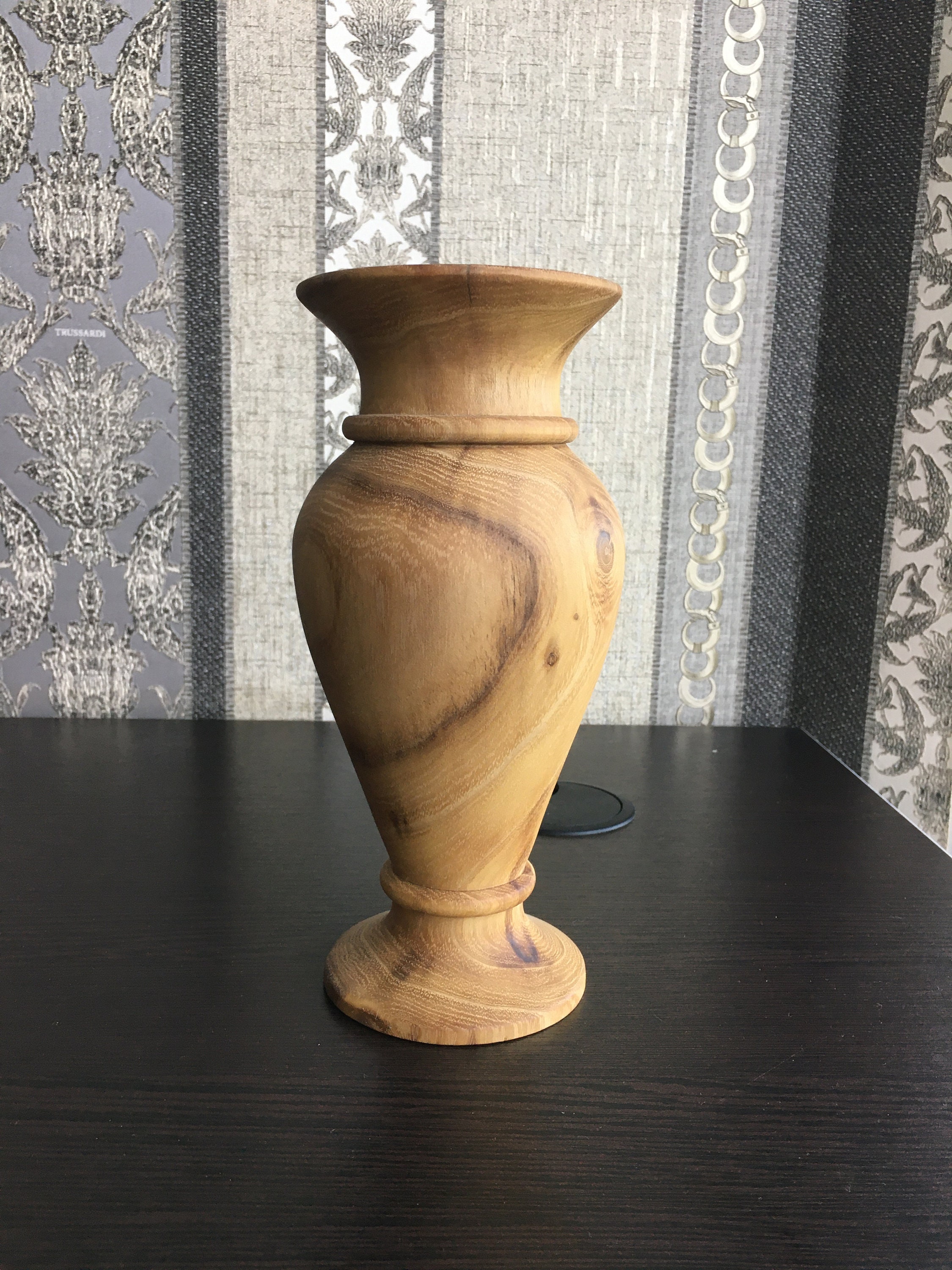 Wooden vase handmade vase home decor Etsy