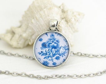 Delft blue necklace, Delft Blue Jewelry, Something blue, Wedding jewelry, Bridesmaid gift, Handmade jewelry, wedding gifts, Holland necklace