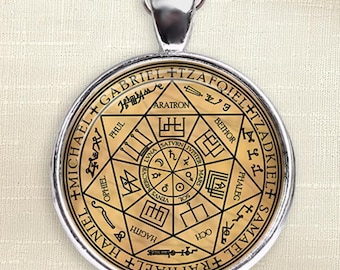 Naszyjnik z pieczęcią Archanioła, talizman ochronny, duchowy amulet