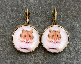 hamster earrings