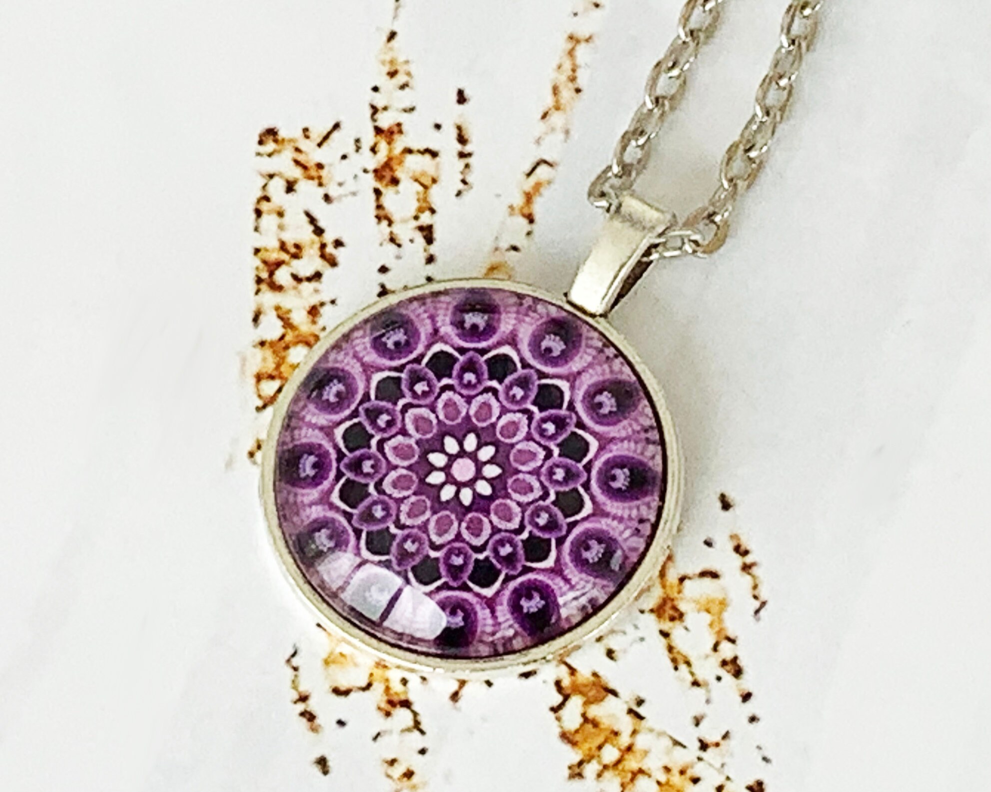 Collana Donna Argento 925 Albero Della Vita Con 7 Chakra | Ciondolo Cristallo | Gioiello Spirituale Regalo