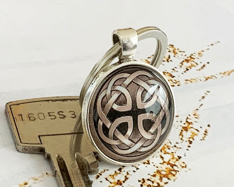 Celtic father daughter knot, Viking keychain, Viking jewelry, Father daughter jewelry, Father gift, Celtic knot jewelry, Celtic gifts zdjęcie 4