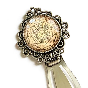 7 Erzengel Schmuck, Buchschmuck, Sieben Erzengel, Metall Lesezeichen, Schutzamulett, Schutzschmuck, Bibliothekar Lesezeichen, Engel Sigil