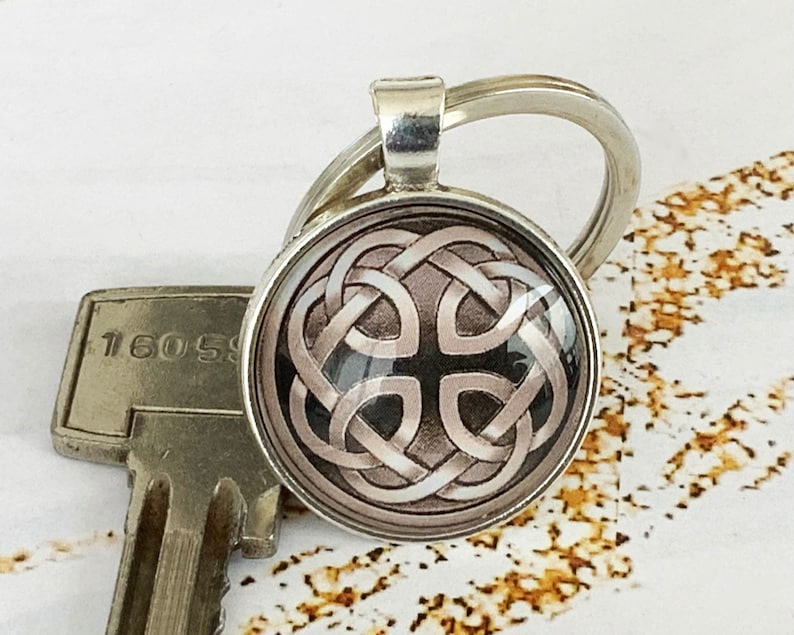 Celtic father daughter knot, Viking keychain, Viking jewelry, Father daughter jewelry, Father gift, Celtic knot jewelry, Celtic gifts zdjęcie 3