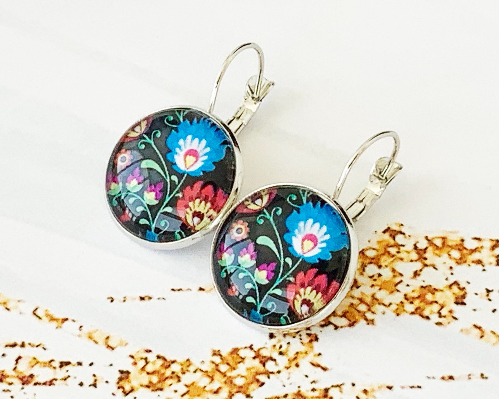 Folk Earrings Polish Earrings Polish Folk Jewelry Gift Etsy