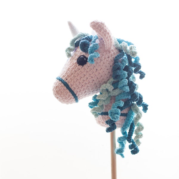 Unicorn Hobby Horse Crochet Pattern (PDF Instant Download)